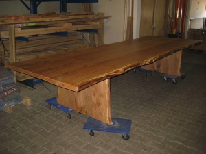10.De tafel staat klaar voor transport naar de klant.
