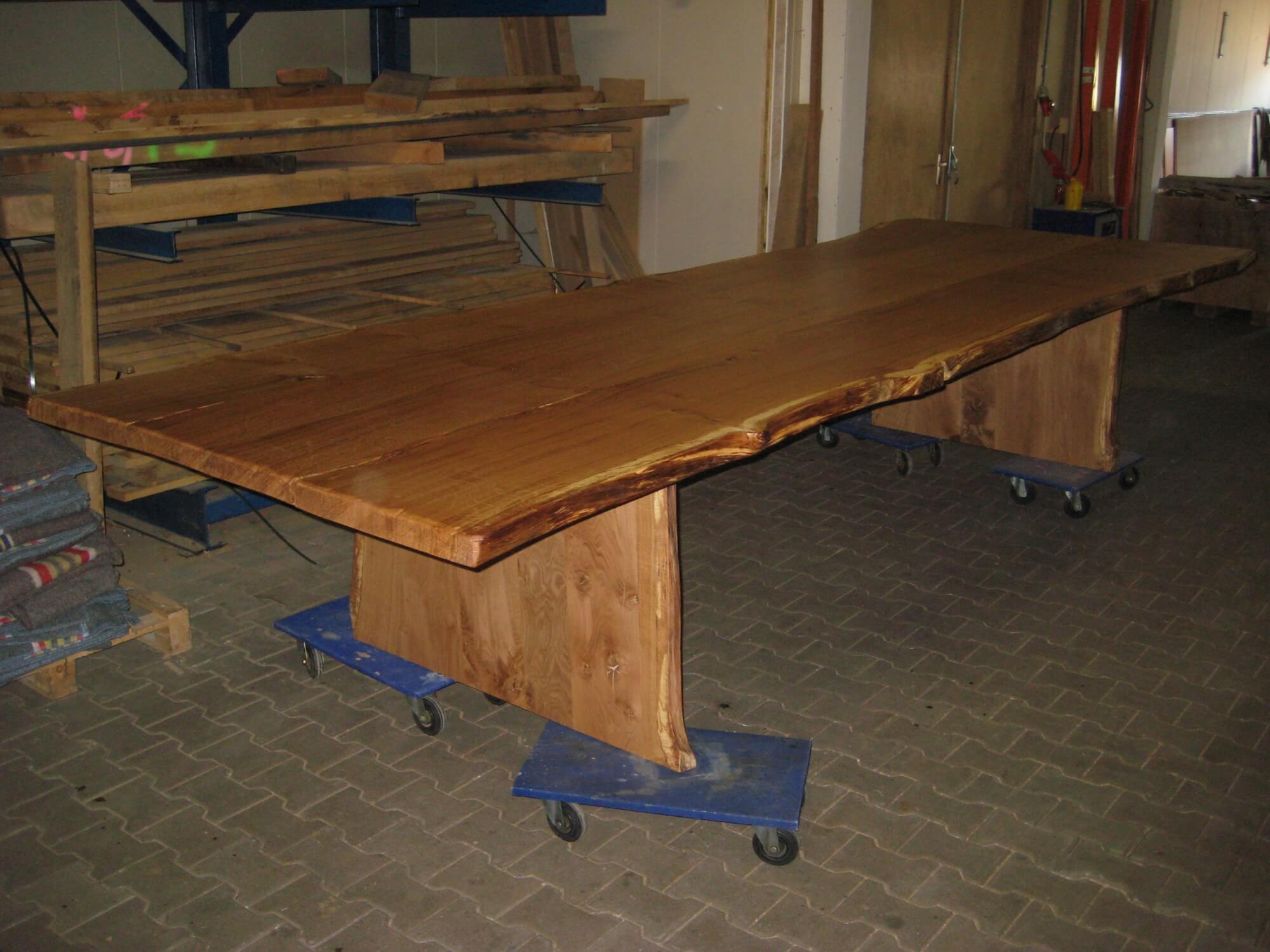 10.De tafel staat klaar voor transport naar de klant.