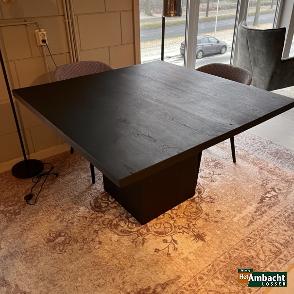 4-Kant eettafel eiken