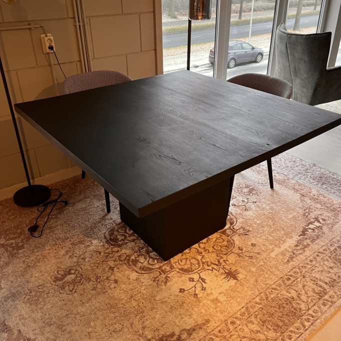 4-Kant eettafel eiken