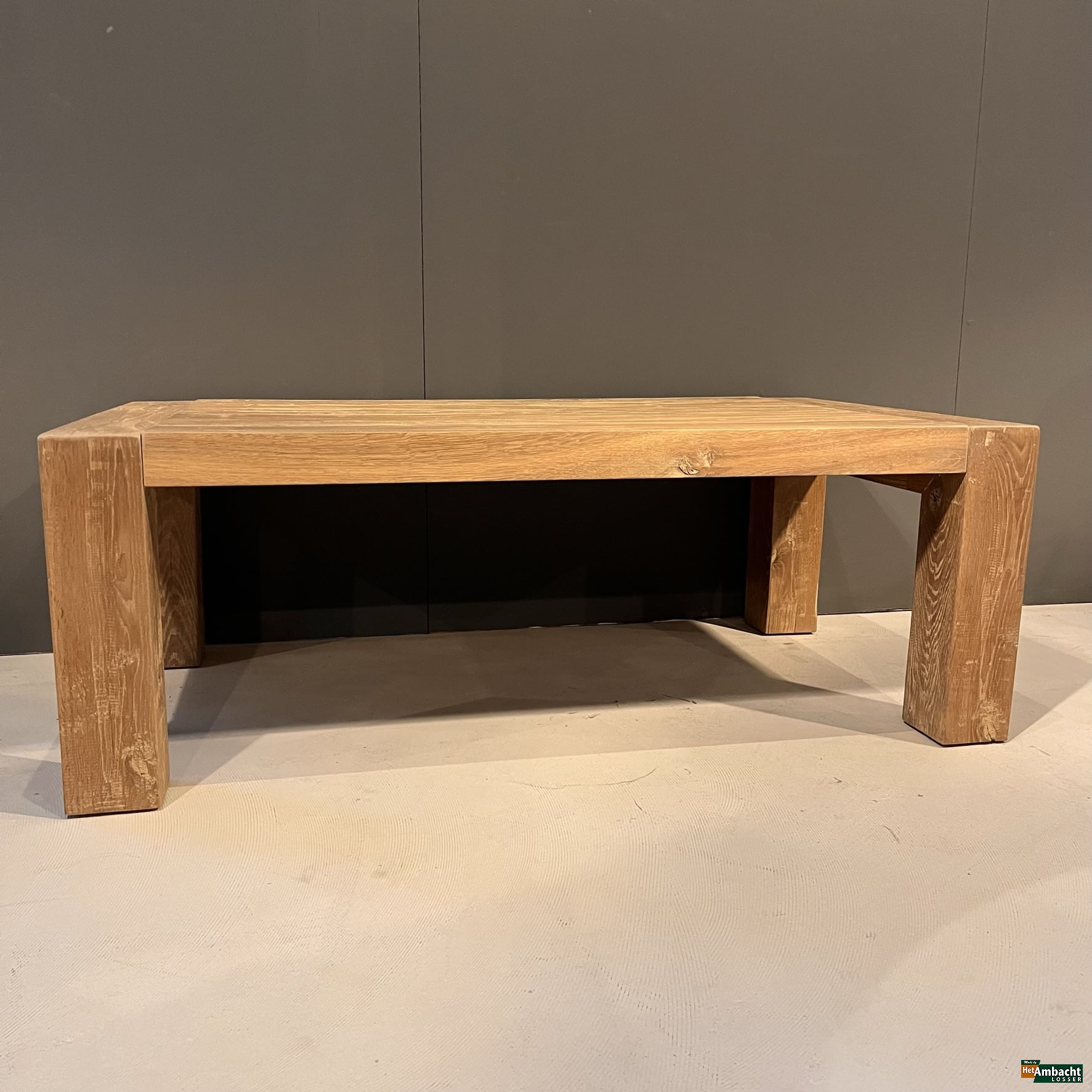 Bruut eiken salontafel 140cm