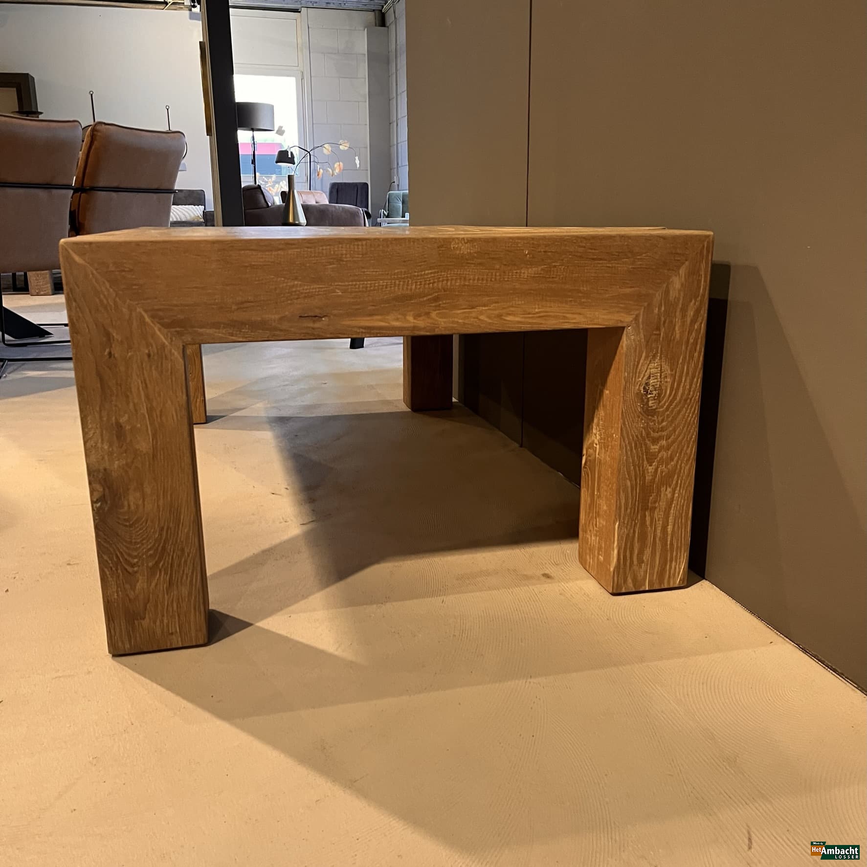 Bruut eiken salontafel 140cm
