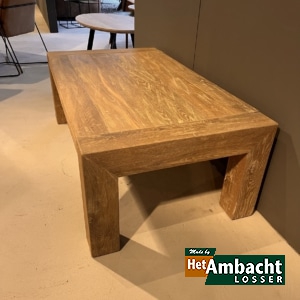 Bruut eiken salontafel 140cm