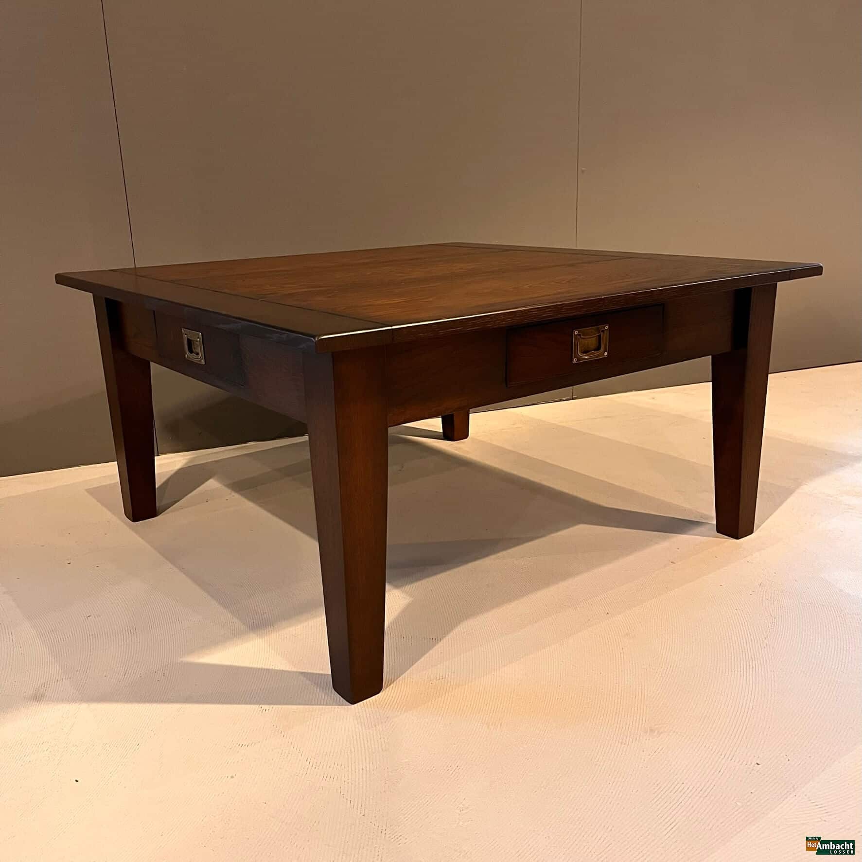 Chamonix eiken salontafel 4 lades