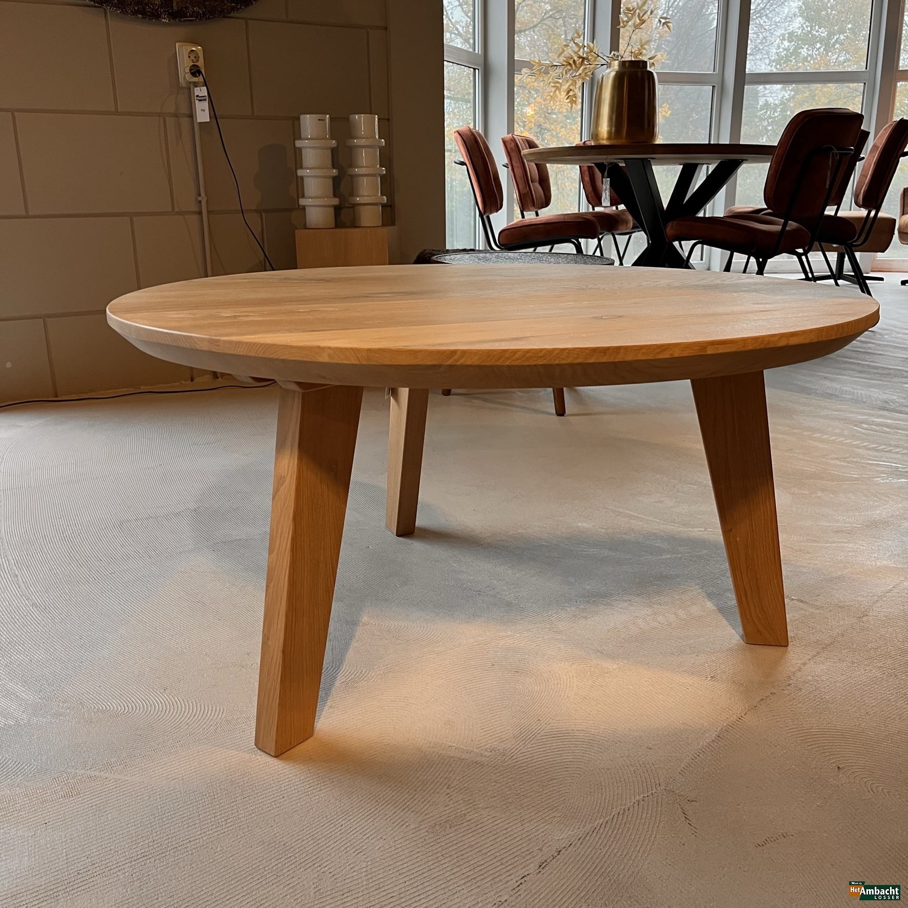 Kopenhagen rond eiken salontafel