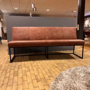 Lara bench 4-zits leer Africa S tabac
