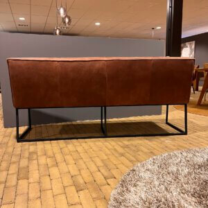Lara bench 4-zits leer Africa S tabac