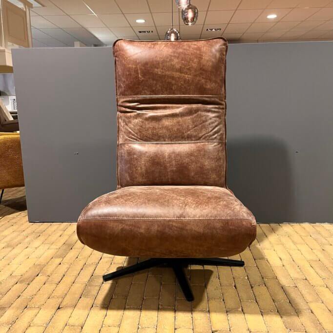 Macumba relaxfauteuil Africaleer tabac