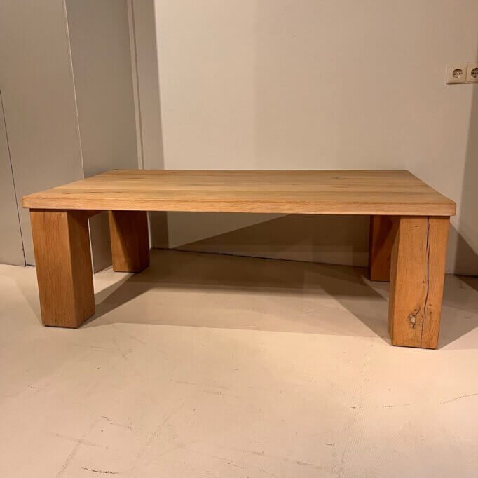 OPRUIMING!! Massief salontafel eiken rustiek