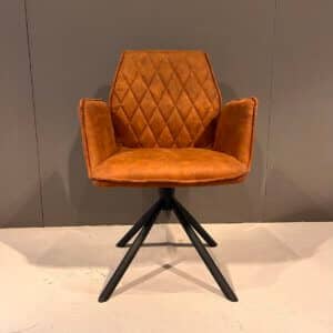No.280 eetkamerstoel cognac