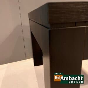 OPRUIMING Bordeaux eiken hoektafel