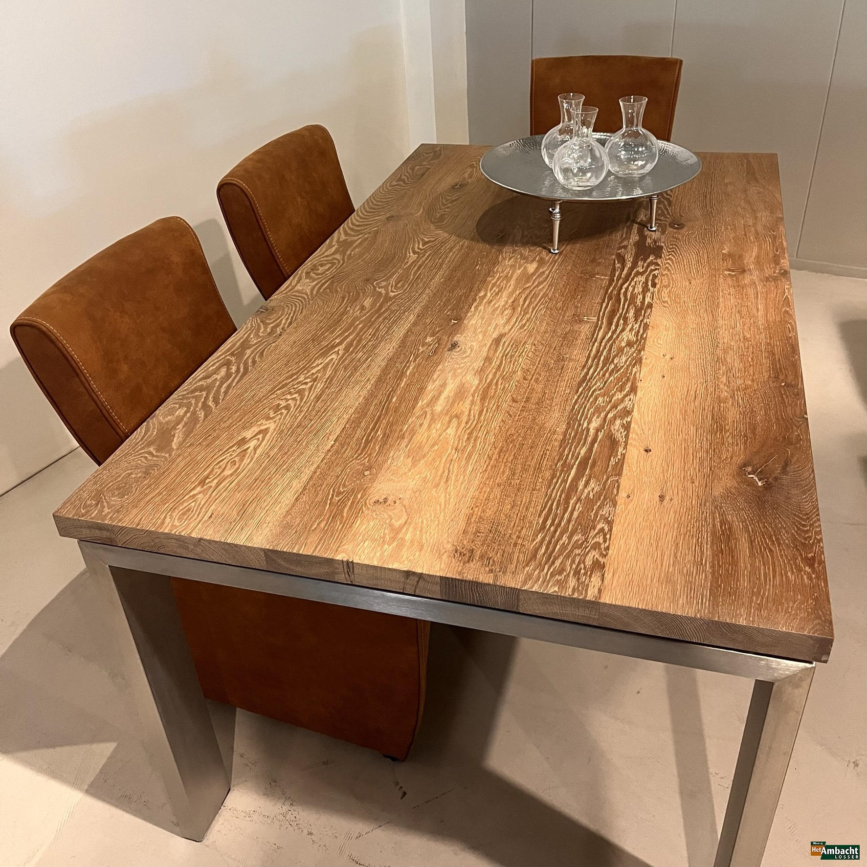 RVS 12×4 eettafel