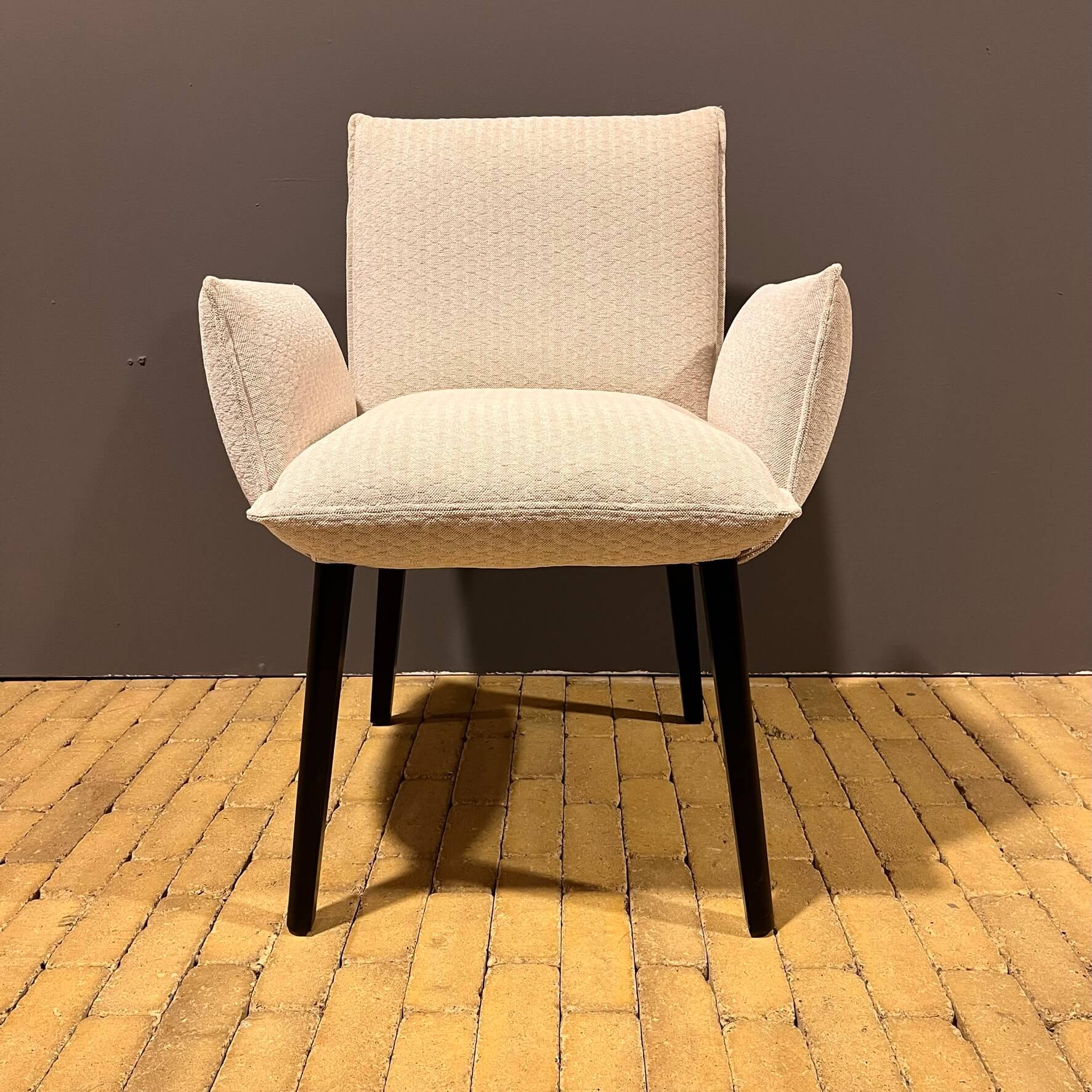 Soft met armleuning eetkamerstoel Mobitec