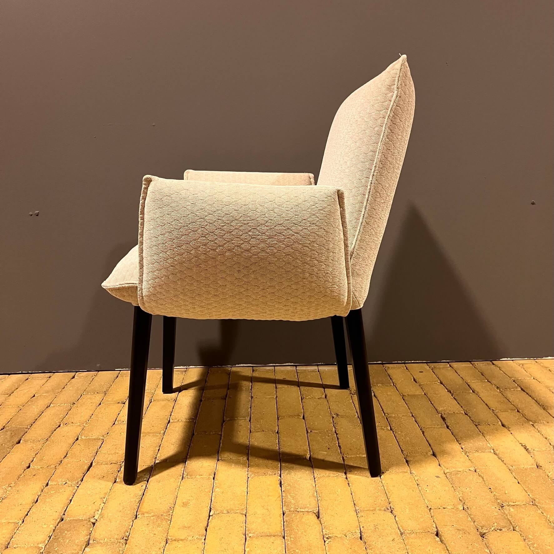 Soft met armleuning eetkamerstoel Mobitec