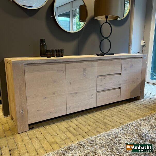 Stoer dressoir eiken rustiek