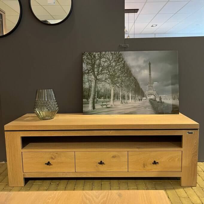 Strak TV dressoir eiken
